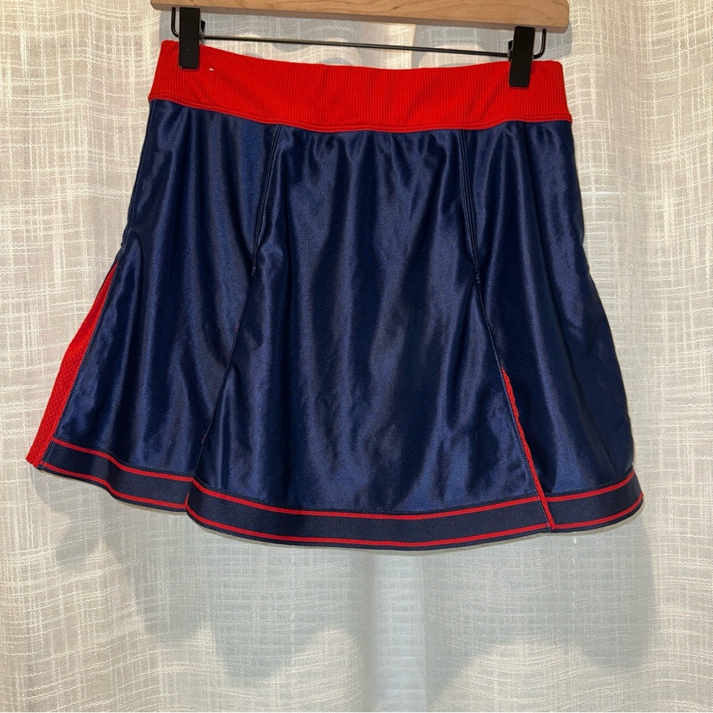 Nike Womens Medium Emma Raducanu Tennis Skirt Blue Red Large Pickleball Flaws - Picture 5 of 13